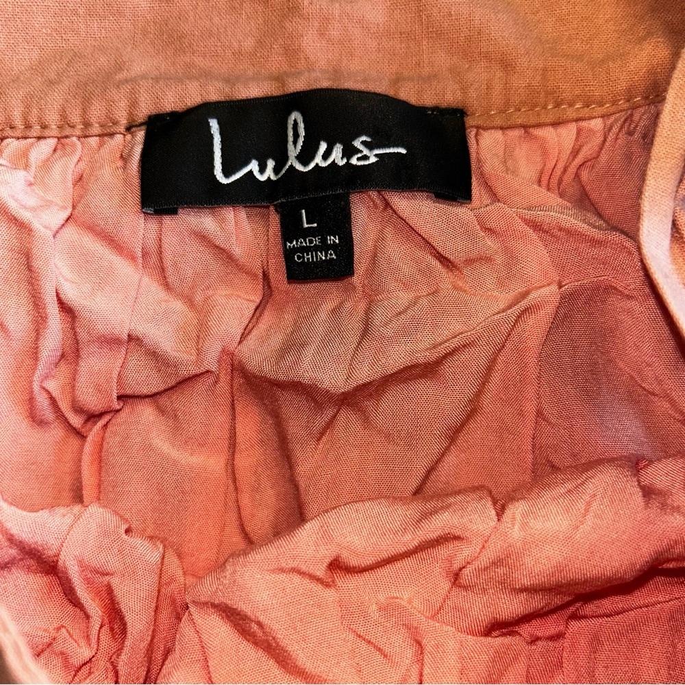 Lulu's Mini Dress in Soft Orange - Picture 5 of 6